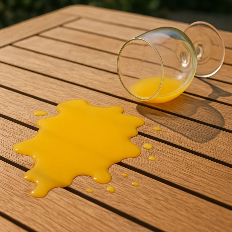 Teak Spill Orange